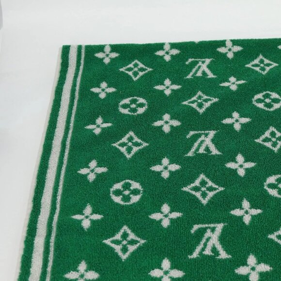 LOUIS VUITTON Monogram Beach Towel Serviette Towel Pile M77752 Auth yk18596V - Picture 9 of 16